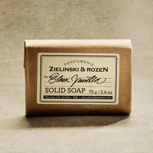 Zielinski & Rozen Solid Soap Black Vanilla 75g σαπούνι μαύρη βανίλια