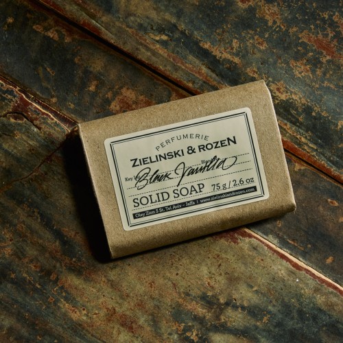 Zielinski & Rozen Solid Soap Black Vanilla 75g σαπούνι μαύρη βανίλια