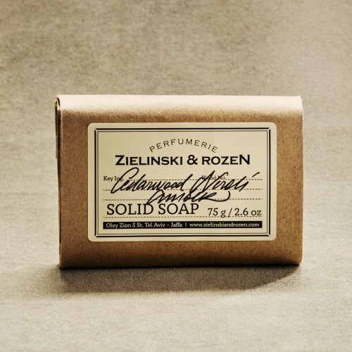 Zielinski & Rozen Σαπούνι Μπάρα Cedarwood Neroli Amber 75g - Ξυλώδες άρωμα