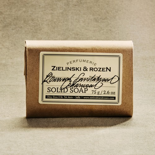 Zielinski & Rozen Solid Soap Rosewood Sandalwood Cedarwood 75g