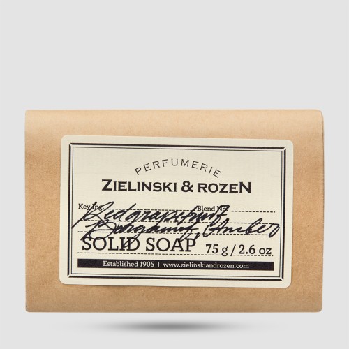 Zielinski & Rozen Σαπούνι Μπάρα Red Grapefruit Bergamot Amber 75g - Φρέσκο εσπεριδοειδές