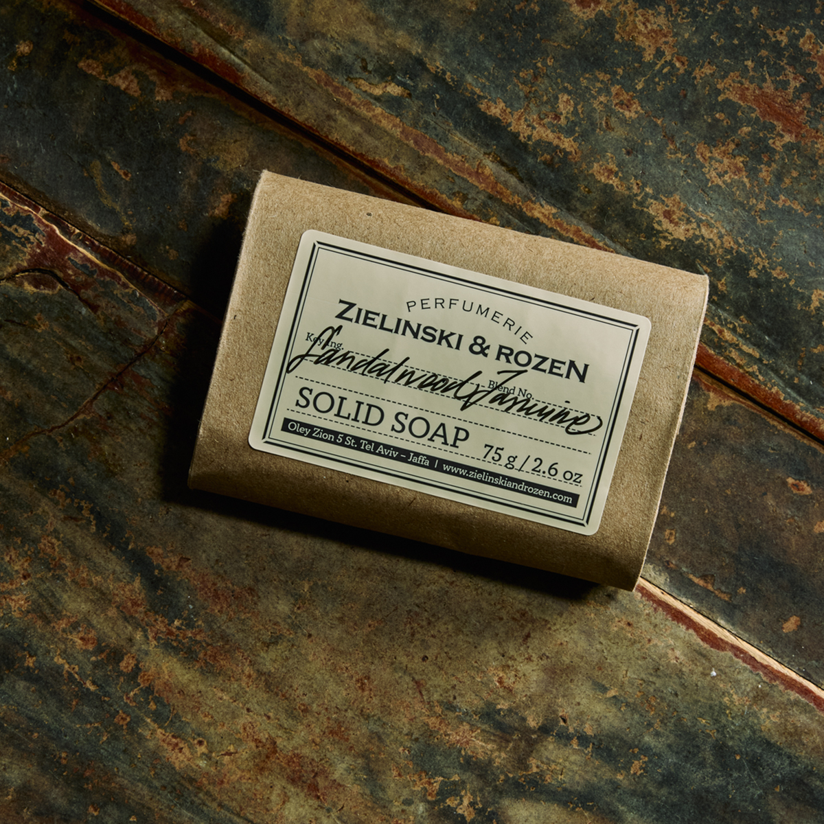 Zielinski & Rozen Solid Soap Sandalwood Jasmine 75g σαπούνι μπάρα