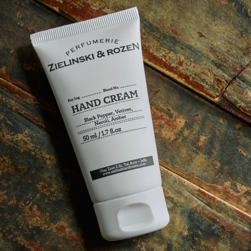 Zielinski & Rozen Κρέμα Χεριών Black Pepper Vetiver Neroli Amber 50ml - Ξυλώδες πικάντικο άρωμα