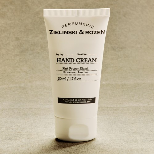 Zielinski & Rozen Κρέμα Χεριών Pink Pepper Elemi Cinnamon Leather 50ml - Πικάντικο ζεστό άρωμα