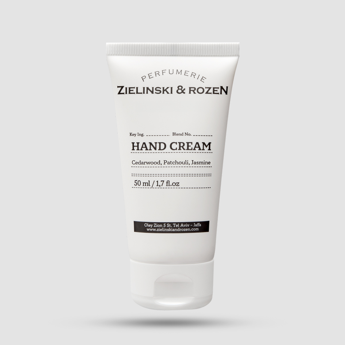 Zielinski & Rozen Hand Cream Cedarwood Patchouli Jasmine 50ml amber woody