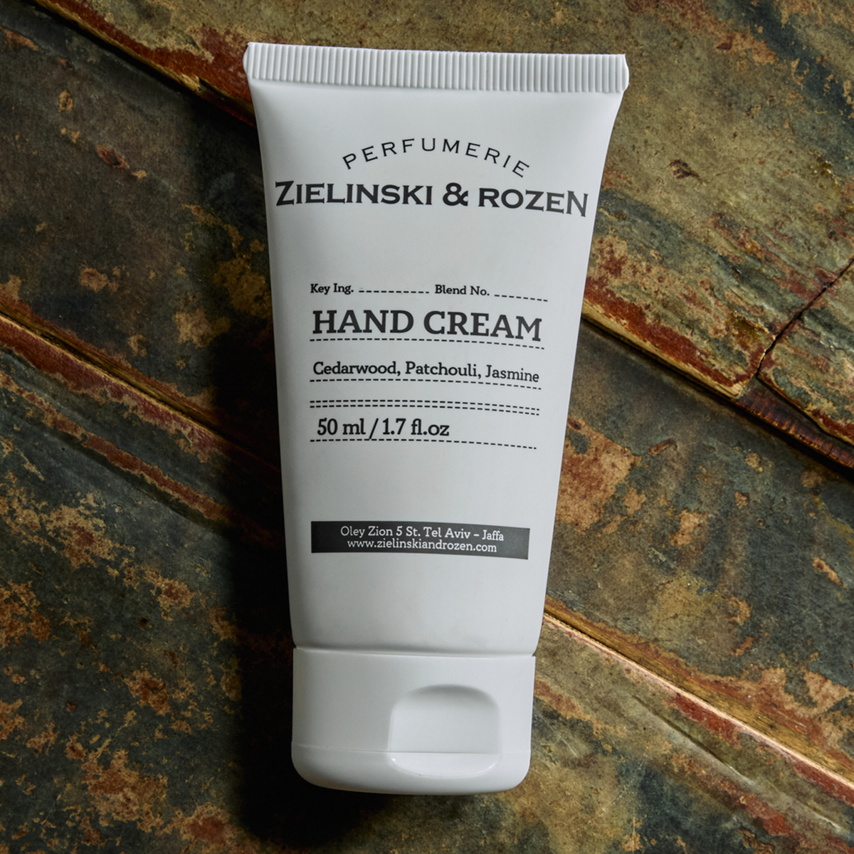 Zielinski & Rozen Hand Cream Cedarwood Patchouli Jasmine 50ml amber woody