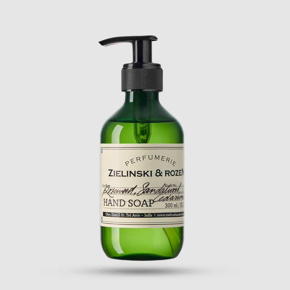 Zielinski & Rozen Liquid Soap Rosewood, Sandalwood, Cedarwood 300ml - Ξυλώδες woody σαπούνι χεριών