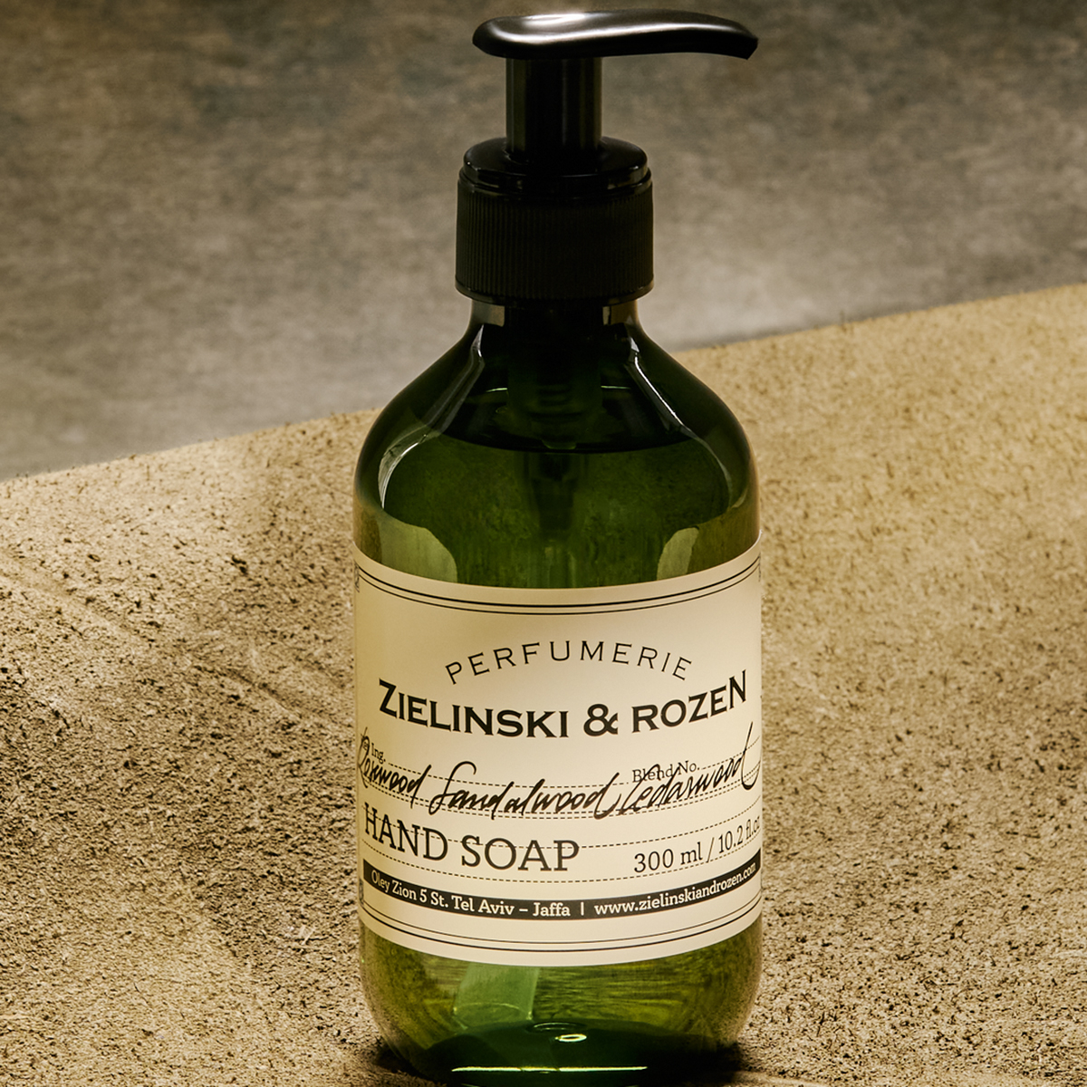 Zielinski & Rozen Liquid Soap Rosewood, Sandalwood, Cedarwood 300ml - Ξυλώδες woody σαπούνι χεριών