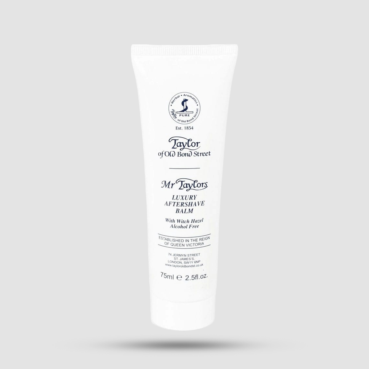 Mr Taylor Luxury Aftershave Cream 75ml Taylor of Old Bond Street - Alcohol-free aftershave with witch hazel