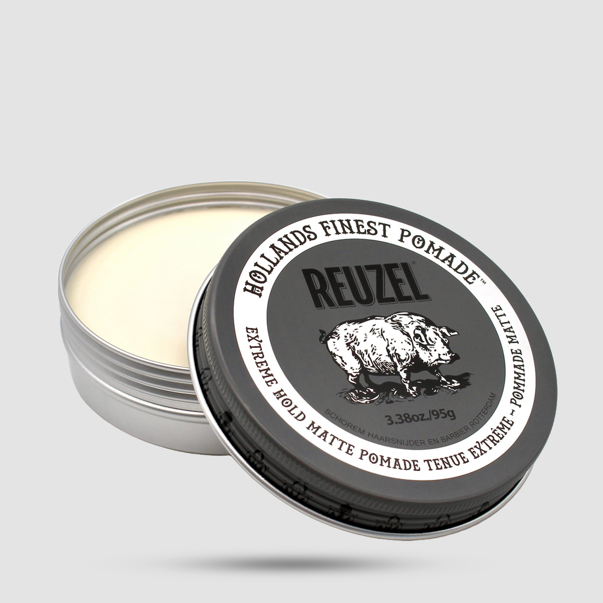 Reuzel Extreme Hold Matte Pomade 95g - Γκρι πομάδα με εξαιρετικά δυνατό κράτημα