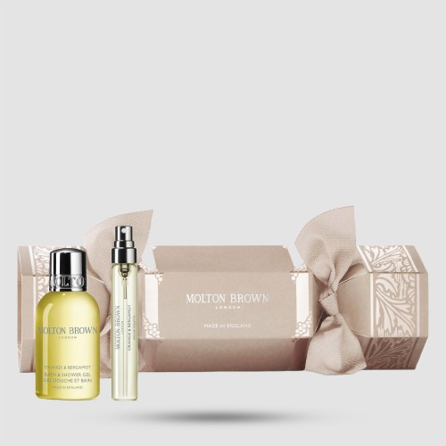 Molton Brown Orange & Bergamot Christmas Cracker - Γιορτινό σετ δώρου με EDT και Bath Gel