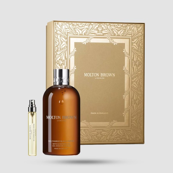Σετ Δώρου Αφρόλουτρου & Αρώματος Molton Brown Re-charge Black Pepper Collection