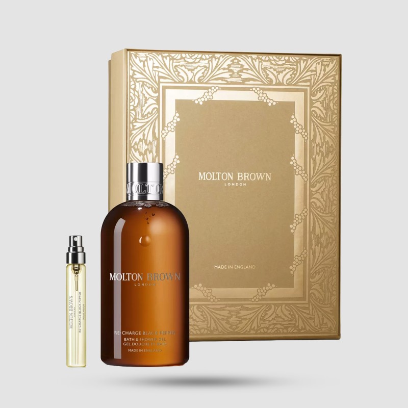 Σετ Δώρου Αφρόλουτρου & Αρώματος Molton Brown Re-charge Black Pepper Collection