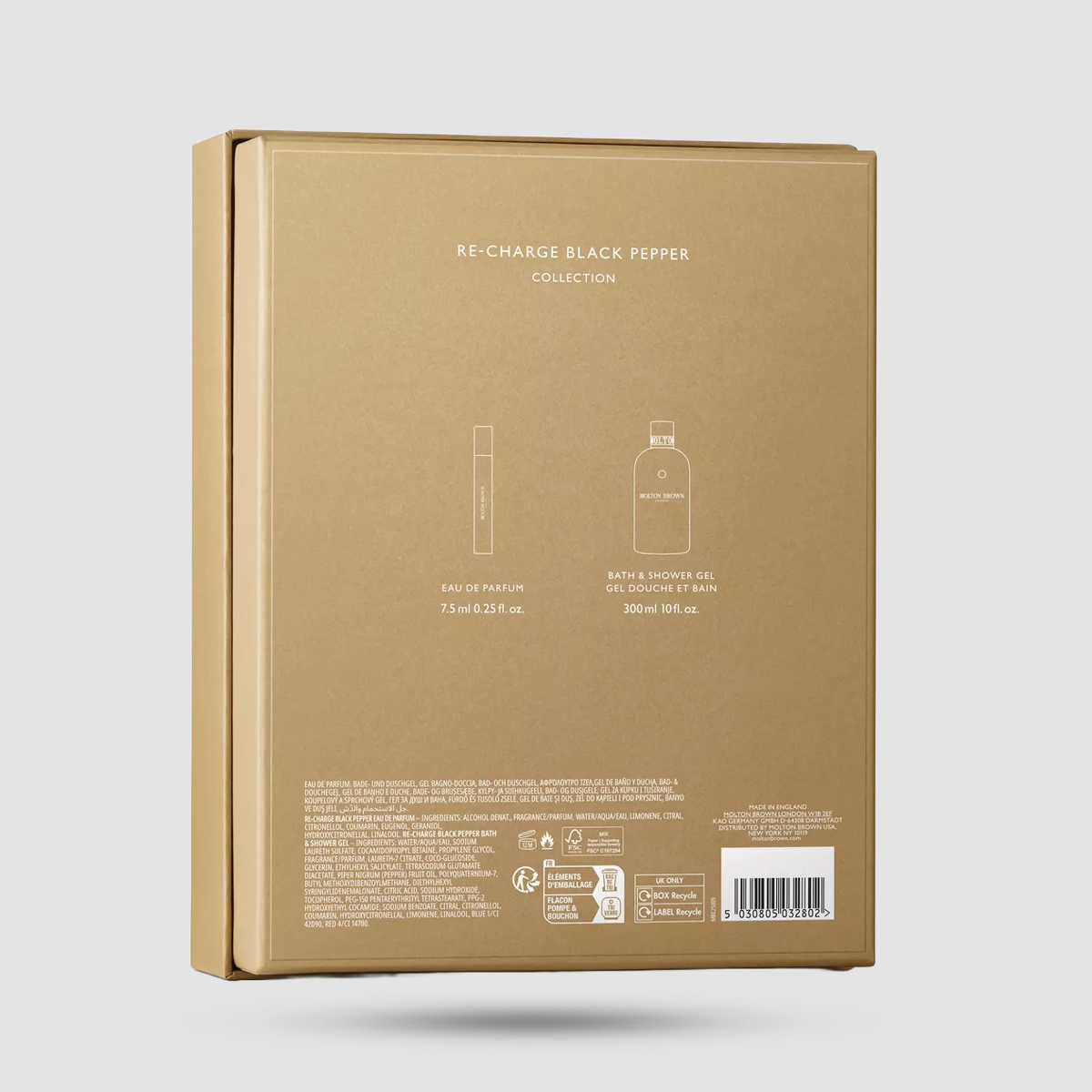 Σετ Δώρου Αφρόλουτρου & Αρώματος Molton Brown Re-charge Black Pepper Collection