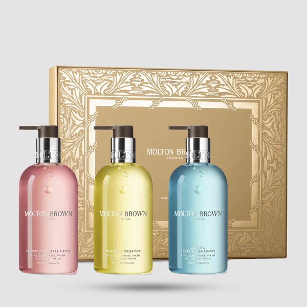 Σετ Υγρών Σαπουνιών Χεριών Molton Brown Floral & Aromatic – 3 x 300ml