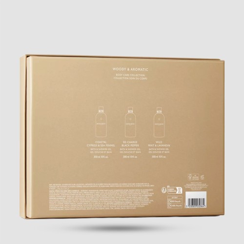 Σετ Αφρόλουτρων Molton Brown Woody & Aromatic – 3 x 300ml