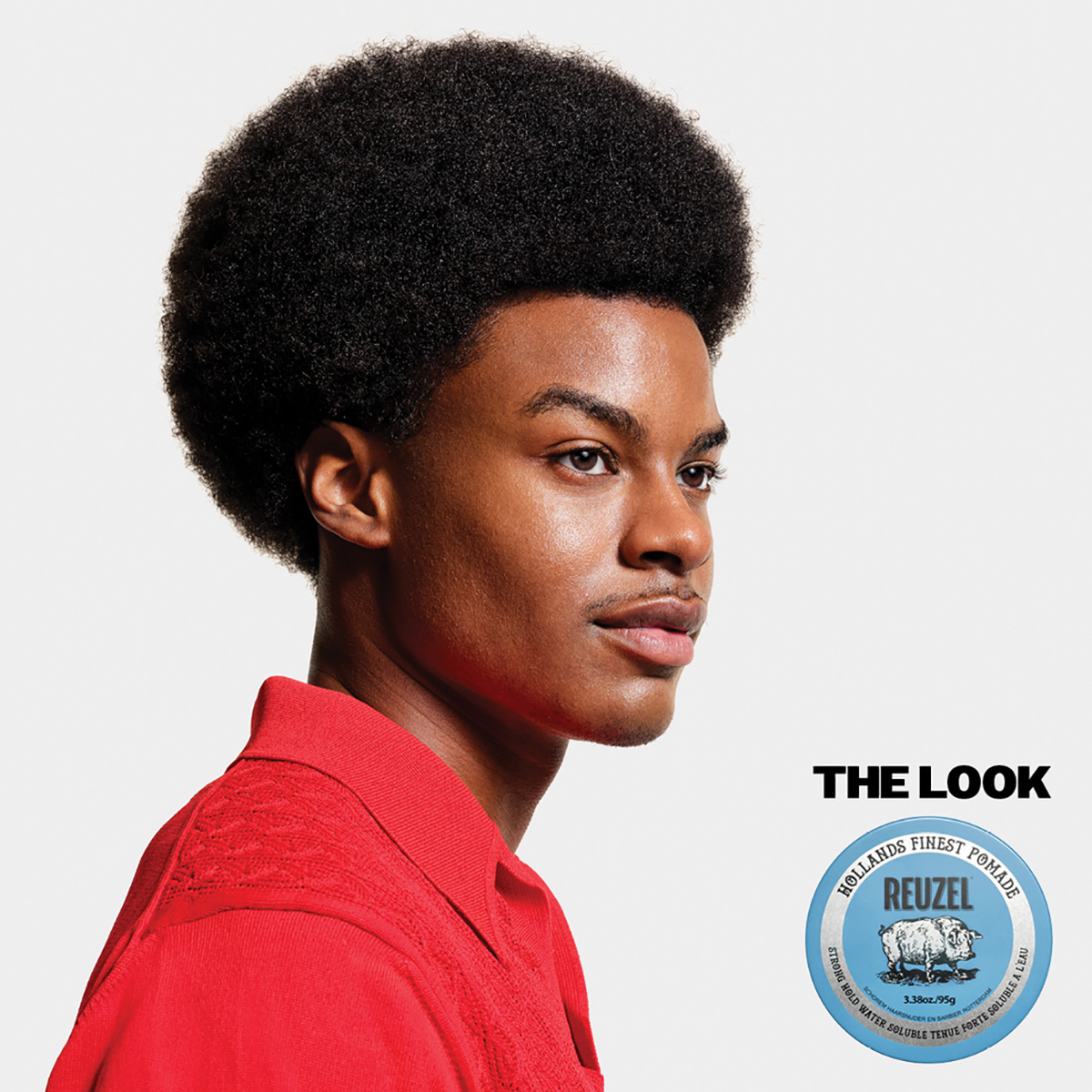 Πομάδα Μαλλιών Reuzel Blue – Δυνατό Κράτημα & Υψηλή Λάμψη 95g