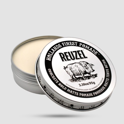 Πομάδα Μαλλιών Reuzel Concrete Hold Matte – Δυνατό & Ελαστικό Κράτημα 95g