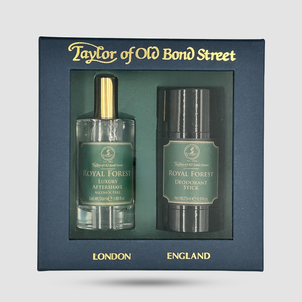 Taylor of Old Bond Street Royal Forest Gift Set – Aftershave & Deodorant
