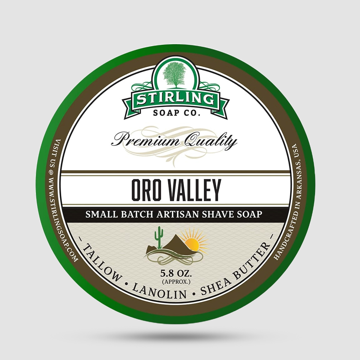 Stirling Soap Company Oro Valley Shaving Soap 170ml σαπούνι ξυρίσματος