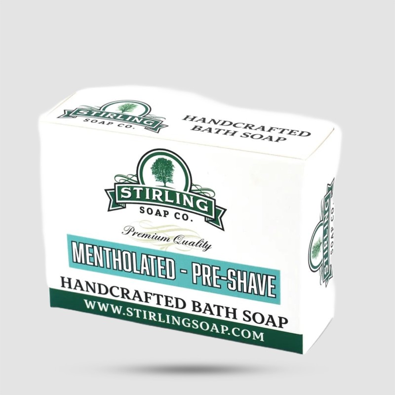 Stirling Soap Company Mentholated Pre-Shave Soap 155g