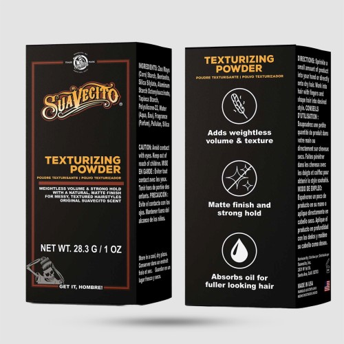 Suavecito Texturizing Powder 28.3g - Πούδρα όγκου ματ φινίρισμα λεπτά μαλλιά