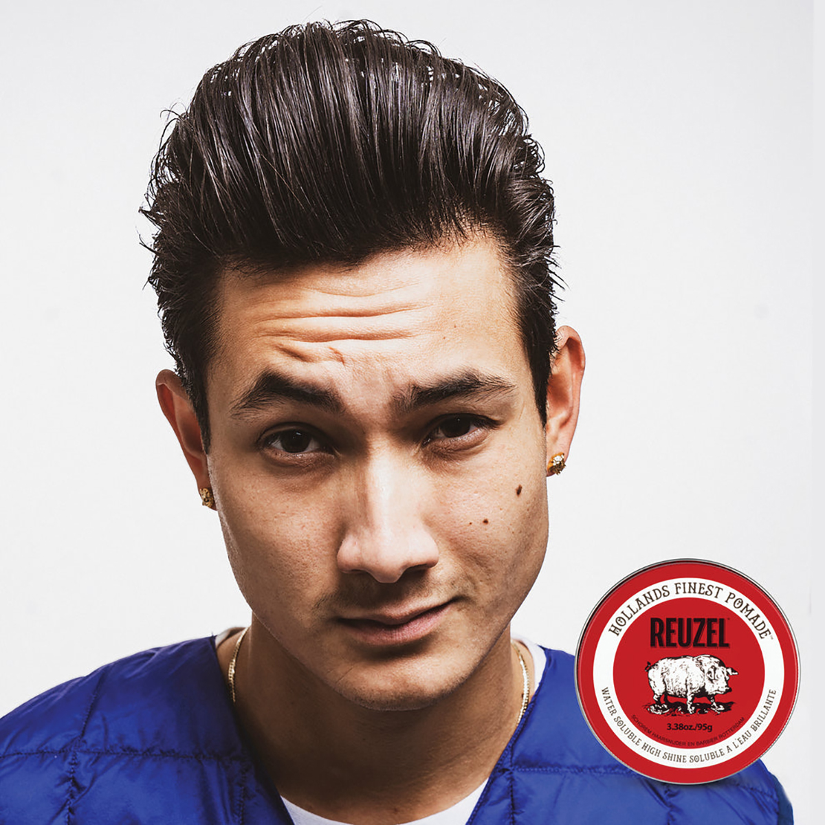 Reuzel Red Pomade 95g - Πομάδα μέτριο κράτημα έντονη λάμψη water soluble