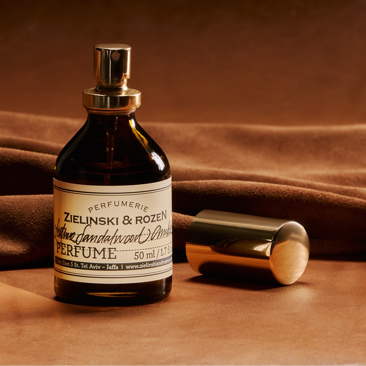 Zielinski & Rozen Eau de Parfum Leather Sandalwood Amber 50ml - Woody Oriental Unisex Fragrance