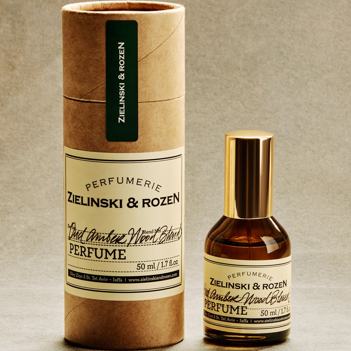 Zielinski & Rozen Eau de Parfum Oud Amber Wood Blend 50ml - 24 Hours in Paris Morning Collection