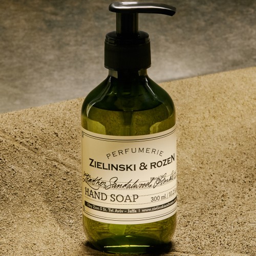 Zielinski & Rozen Liquid Soap Leather Sandalwood Amber 300ml - Πολυτελές Υγρό Σαπούνι Χεριών Woody