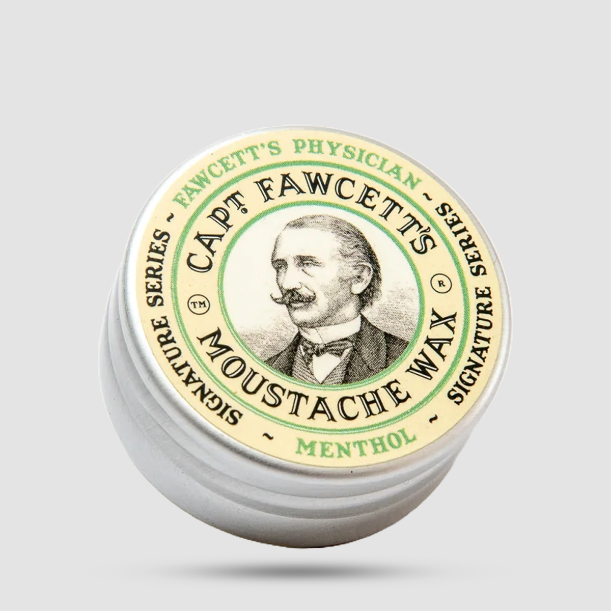 Captain Fawcett Physician Mentholated Moustache Wax 15ml - Κερί Μουστακιού με Μέντα και Ευκάλυπτο