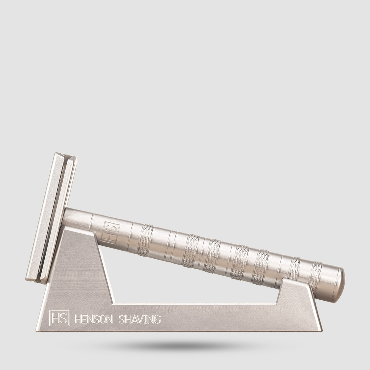 Henson AL13 Shave Kit Mild - Σετ Ξυρίσματος Aircraft Aluminum με Βάση και 100 Λεπίδες