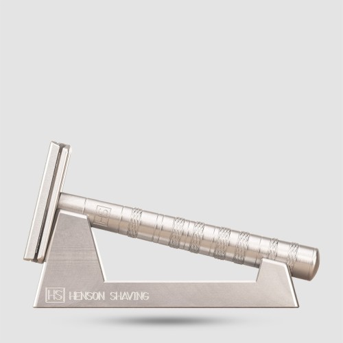 Henson AL13 Shave Kit Mild - Σετ Ξυρίσματος Aircraft Aluminum με Βάση και 100 Λεπίδες