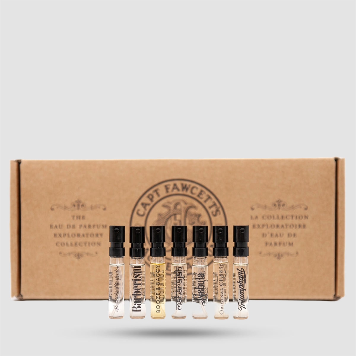 Captain Fawcett Eau de Parfum Exploratory Collection - Discovery Set with 7 Fragrances in Gift Box