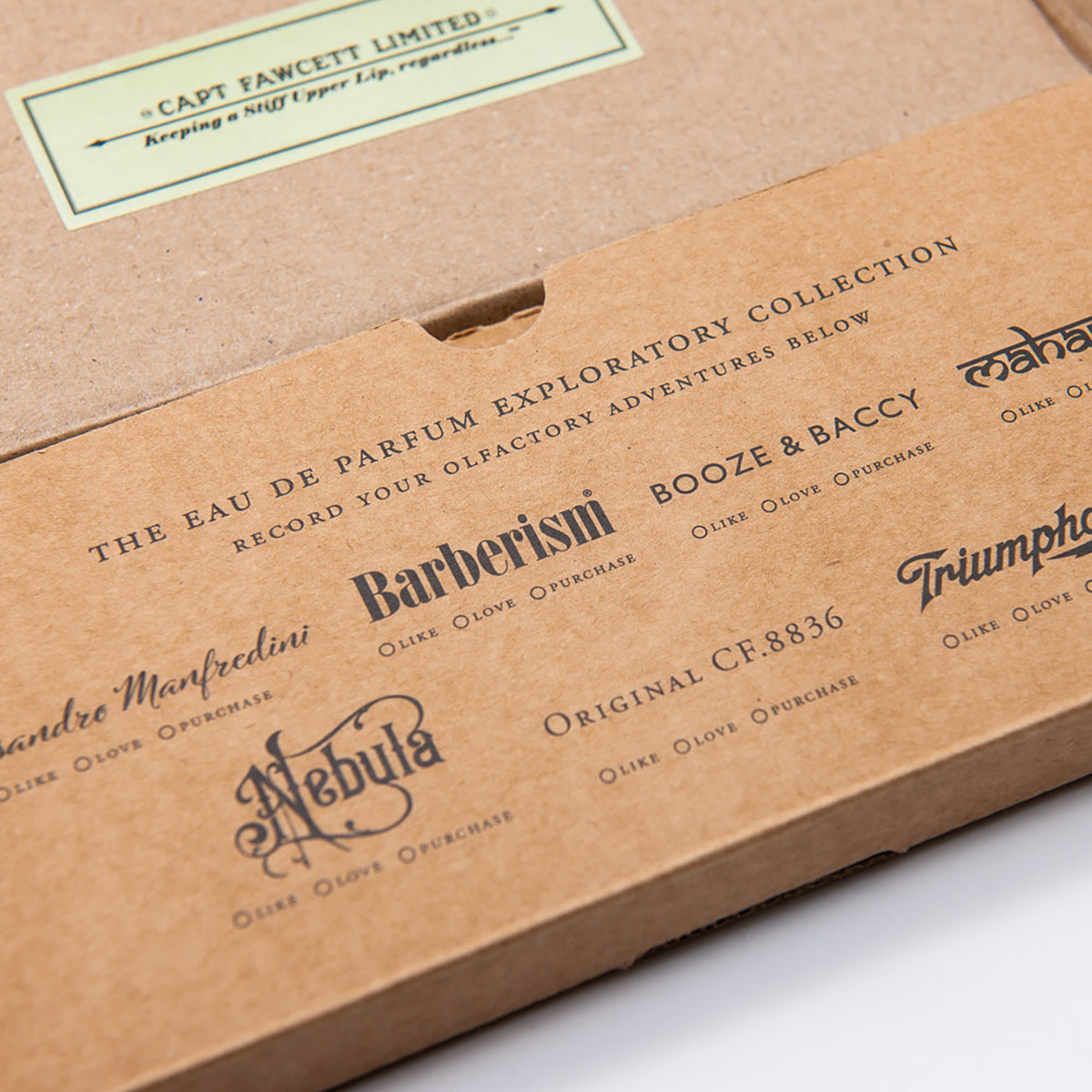 Captain Fawcett Eau de Parfum Exploratory Collection - Discovery Set with 7 Fragrances in Gift Box