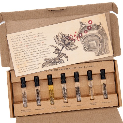 Captain Fawcett Eau de Parfum Exploratory Collection - Discovery Set with 7 Fragrances in Gift Box