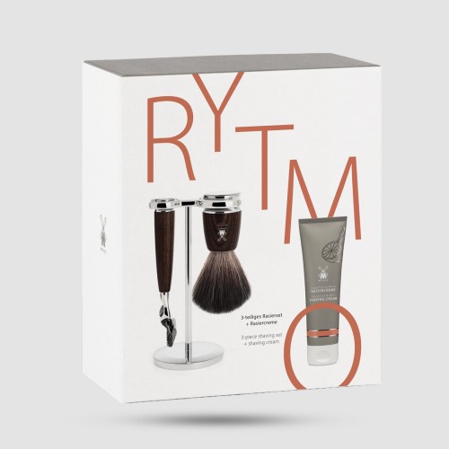 Mühle RYTMO Gift Set - Πολυτελές Σετ Ξυρίσματος από Ξύλο Καρυδιάς Made in Germany