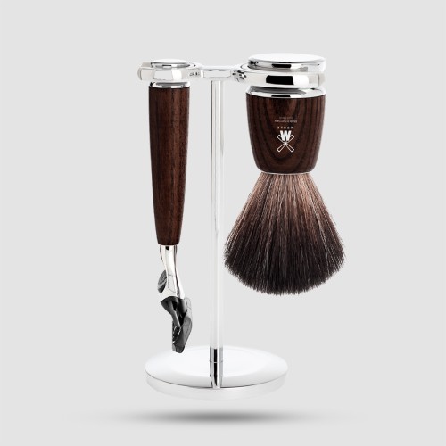 Mühle RYTMO Gift Set - Πολυτελές Σετ Ξυρίσματος από Ξύλο Καρυδιάς Made in Germany