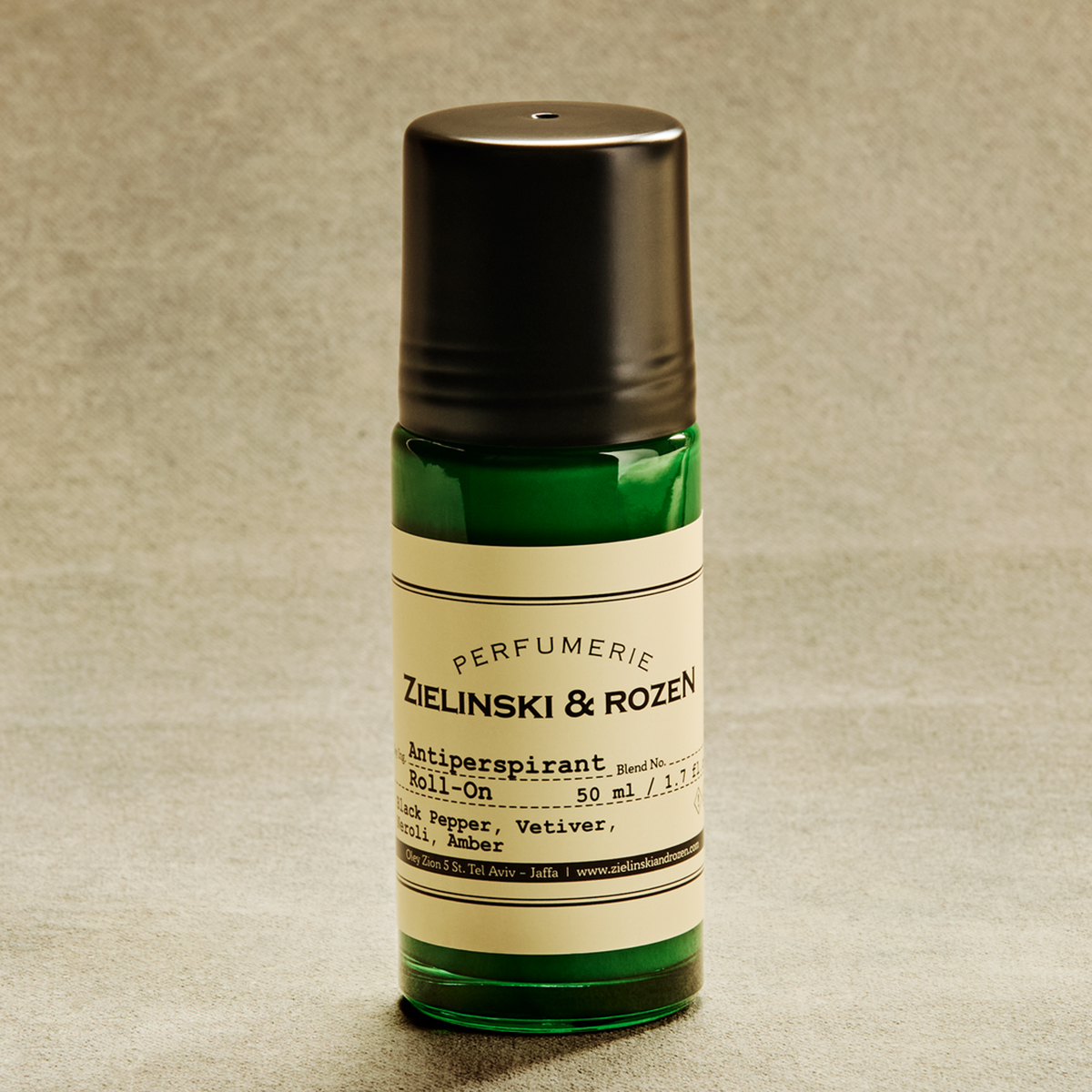 Zielinski & Rozen Black Pepper Vetiver Neroli Amber Antiperspirant Roll-On 50ml - Αποσμητικό 24ωρης Προστασίας