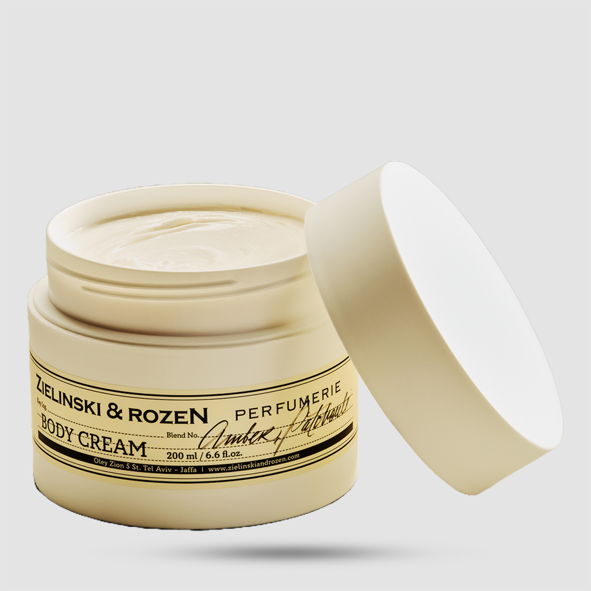 Zielinski & Rozen Body Cream MOSS Amber Patchouli 200ml - Spicy Woody