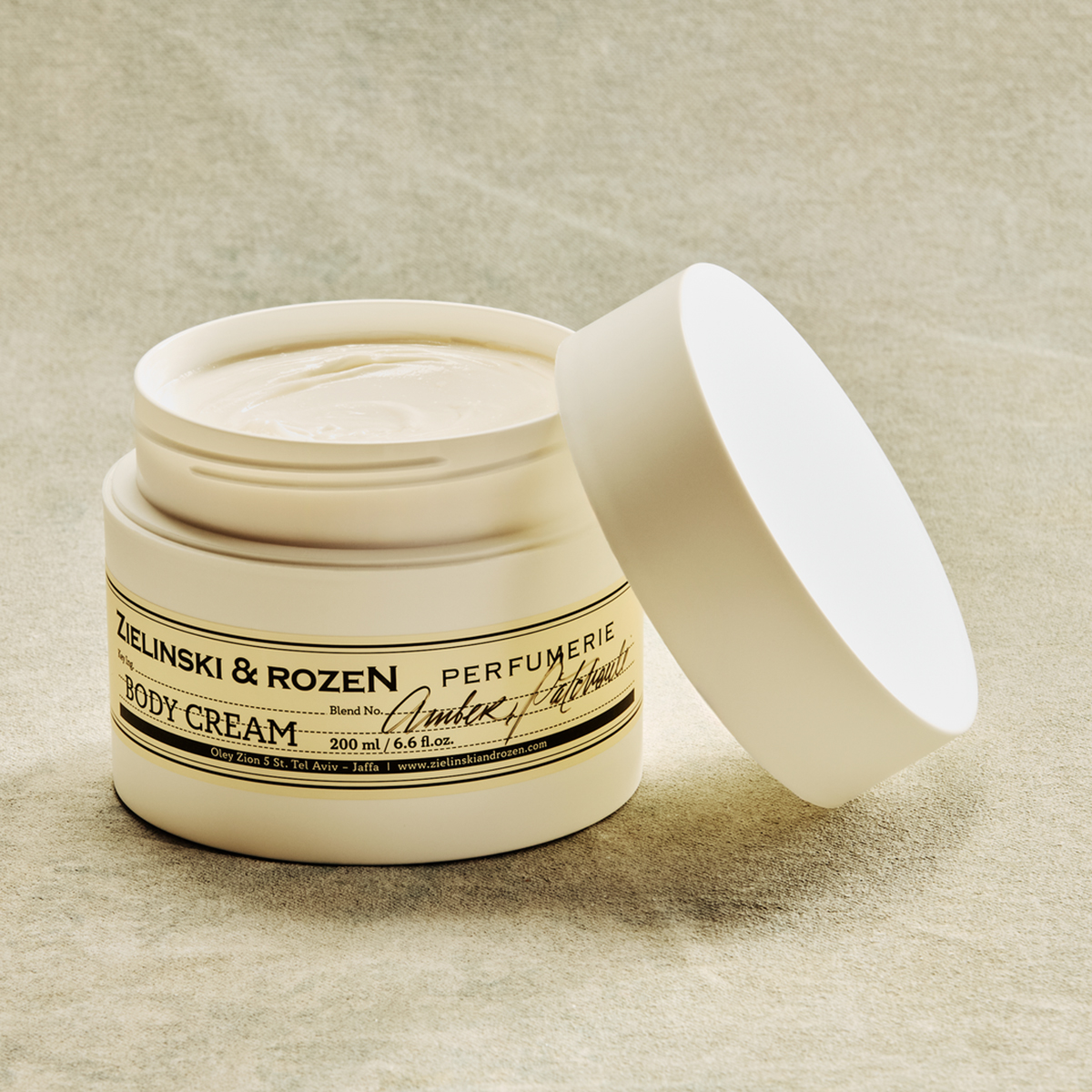 Zielinski & Rozen Body Cream MOSS Amber Patchouli 200ml - Spicy Woody