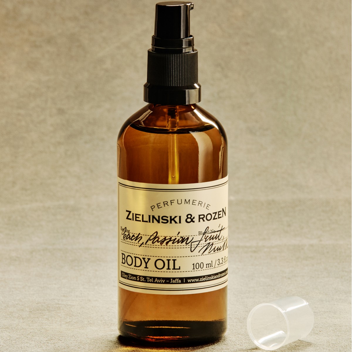 Zielinski & Rozen Body Oil Peach Passion Fruit Musk 100ml - Fruity Gourmand