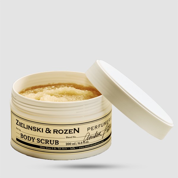 Scrub Σώματος Amber, Patchouli 200ml – Zielinski & Rozen