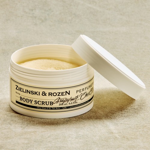 Zielinski & Rozen Body Scrub Grapefruit Basil Petitgrain 200ml - Scrub με Αλάτι Νεκράς Θάλασσας και Αμυγδαλέλαιο
