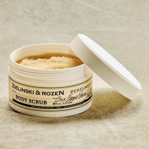 Zielinski & Rozen Body Scrub Pink Pepper Elemi Cinnamon Leather 200ml - Spicy