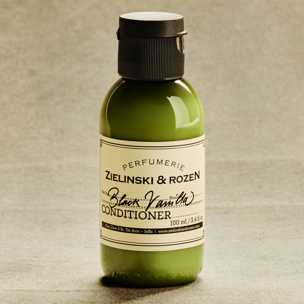 Zielinski & Rozen Black Vanilla Hair Conditioner 100ml - Travel Size Gourmand Haircare