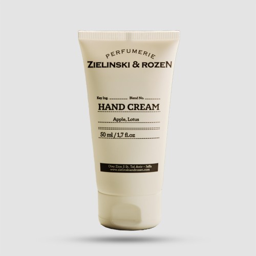 Zielinski & Rozen Apple Lotus Hand Cream 50ml - Fruity Floral with Vitamin E