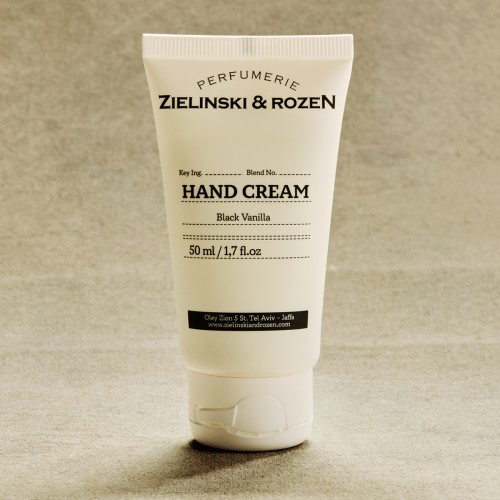 Zielinski & Rozen Hand Cream Black Vanilla 50ml - Nourishing Cream with Vitamin E
