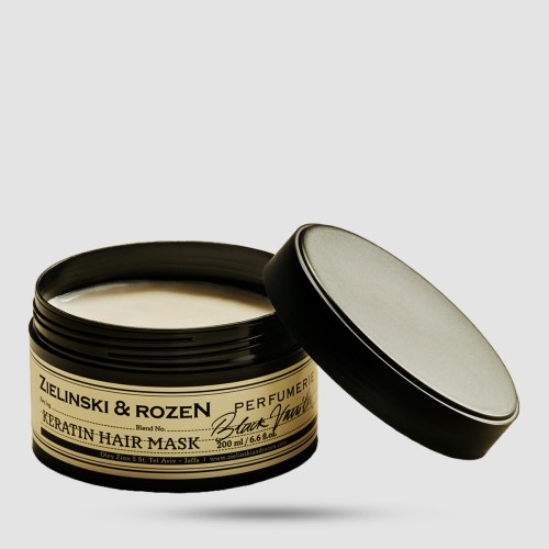 Zielinski & Rozen Keratin Hair Mask Black Vanilla 200ml - Gourmand with Keratin