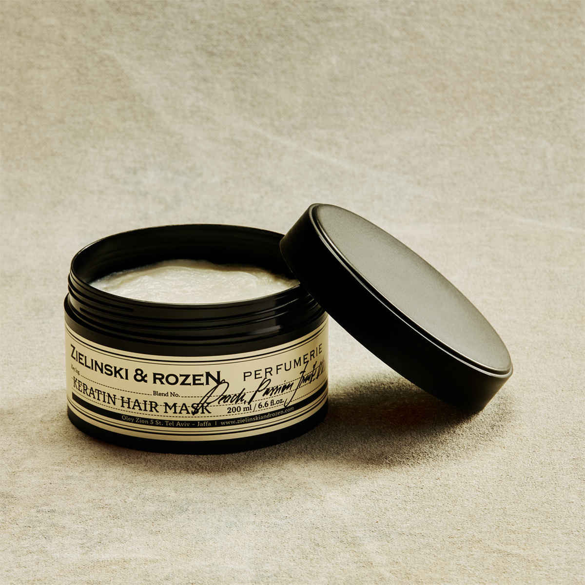 Zielinski & Rozen Keratin Hair Mask Peach Passion Fruit Musk 200ml - Fruity Keratin Treatment